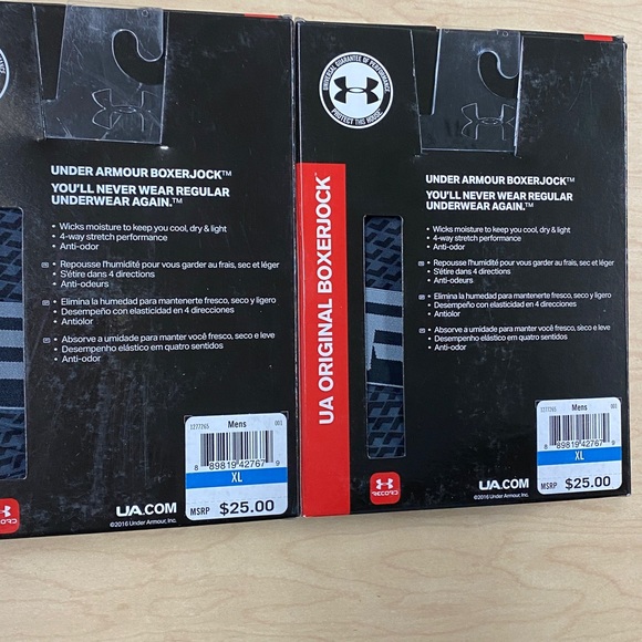 Under Armour Men's Black Boxerjock Briefs - Picture 4 of 5